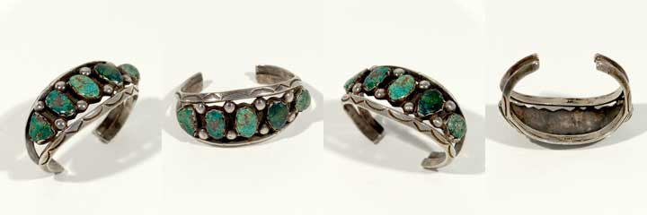 Richard H. Yazzie turquoise bracelet